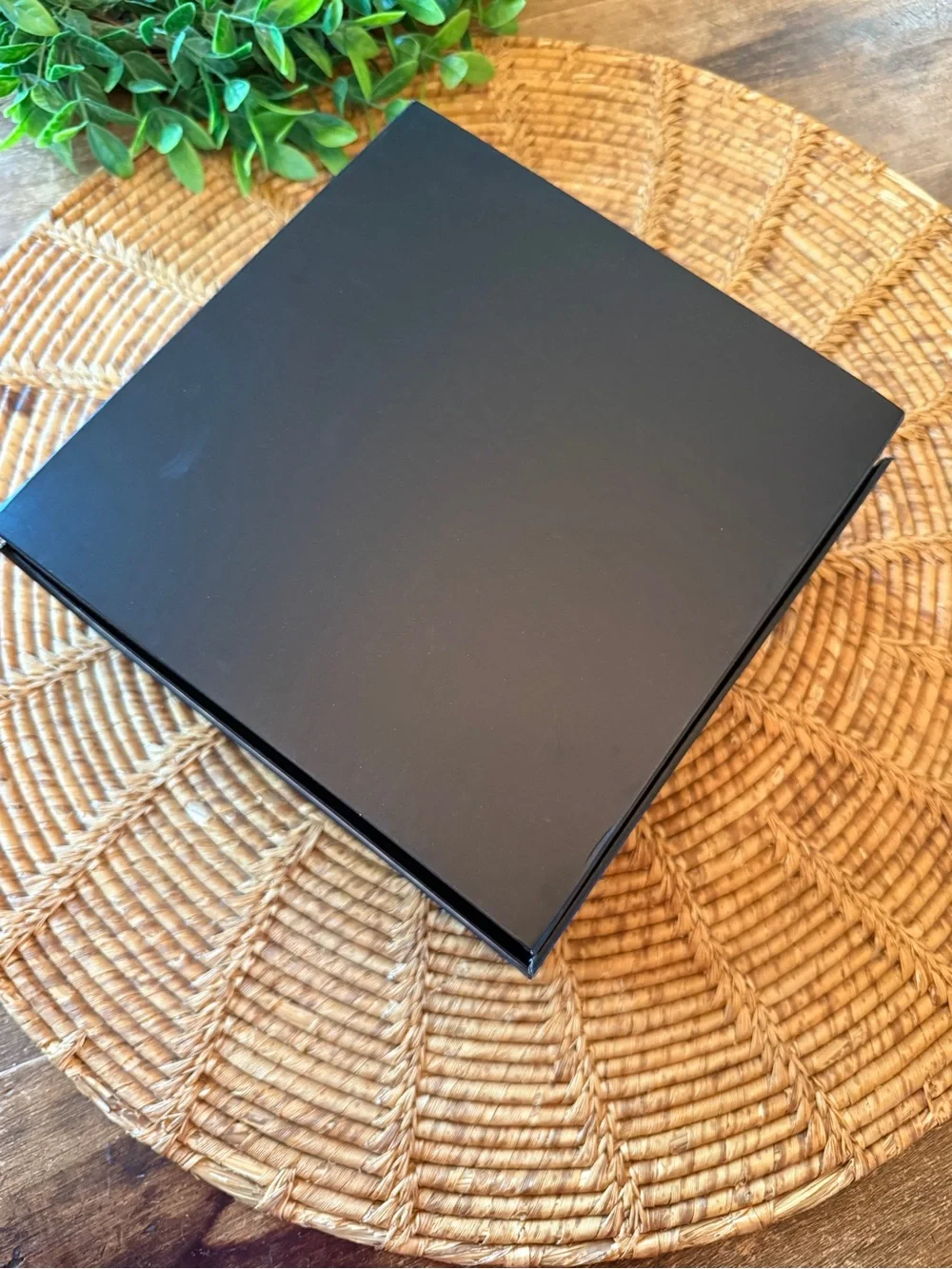CHANEL White Box with Black Logo and Trim